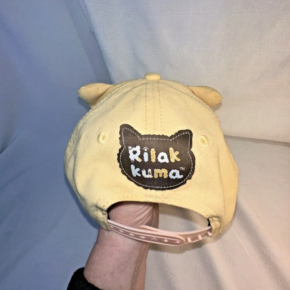 Rare Rilakkuma Hat Cat Ears Snapback San-X Co Bioworld 2019 OSFM Kawaii Cats